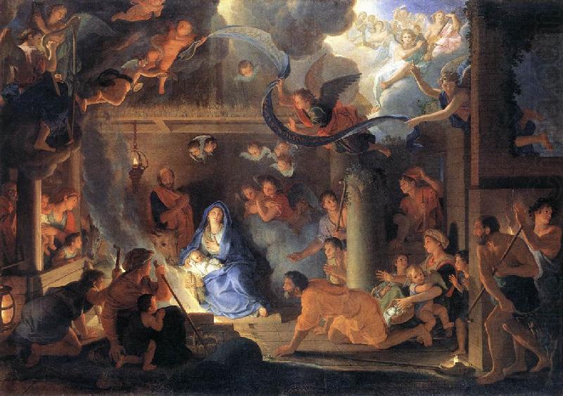 LE BRUN, Charles Adoration of the Shepherds sg china oil painting image
